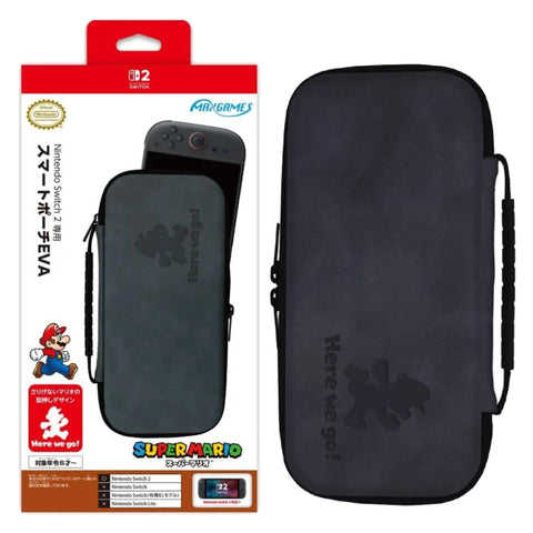 Nintendo Switch 2 Maxgames Smart Pouch EVA - Super Mario Silhouette Nintendo Switch 2 Maxgames Smart Pouch EVA - Super Mario Silhouette