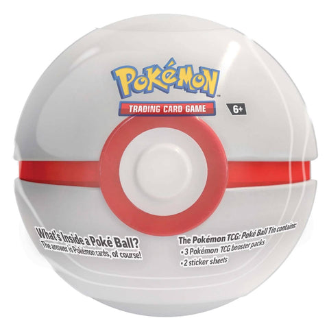 Pokemon TCG Poke Ball Tin - White (10-10113-142) Pokemon TCG Poke Ball Tin - White (10-10113-142)