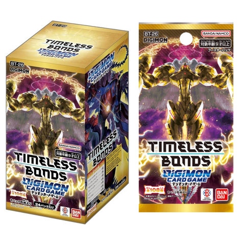 Digimon Card Game BT-26 Timeless Bonds Booster (JAP) Digimon Card Game BT-26 Timeless Bonds Booster (JAP)