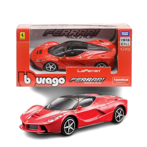 Tomica X Burago 1/43 Red La Ferrari Race & Play Ferrari Tomica X Burago 1/43 Red La Ferrari Race & Play Ferrari