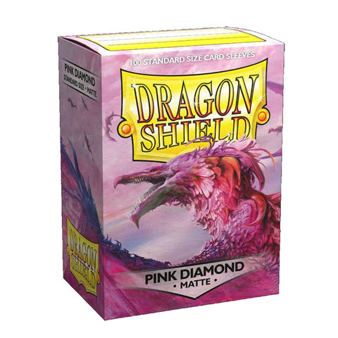 Dragon Shield 100 Standard Size Matte Pink Diamond Dragon Shield 100 Standard Size Matte Pink Diamond