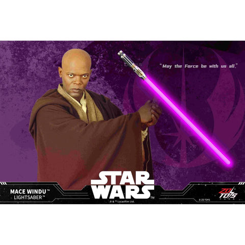 ZD Toys Star Wars Light Saber - Mace Windu ZD Toys Star Wars Light Saber - Mace Windu