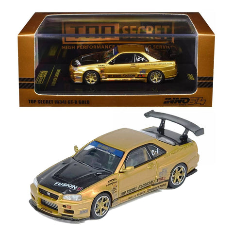 Inno64 Top Secret (R34) GT-R Gold Inno64 Top Secret (R34) GT-R Gold