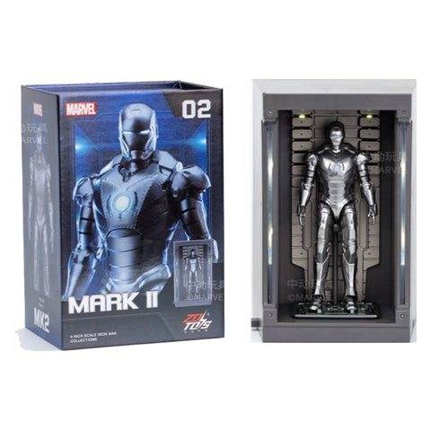 ZD Toys Iron Man 4" Mark II with Hall of Armor 02 ZD Toys Iron Man 4" Mark II with Hall of Armor 02
