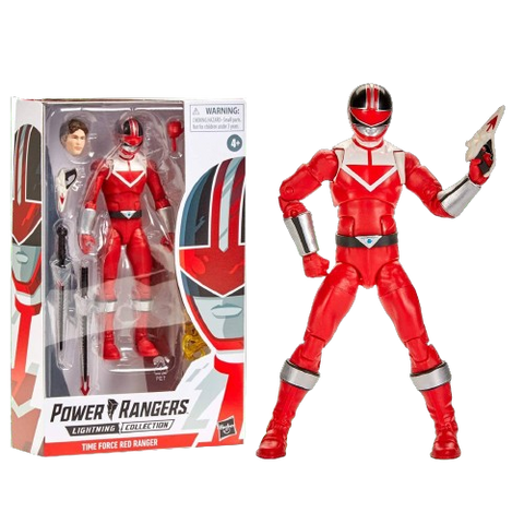 Power Rangers Lightning E5906AS04 6" Time Force Red Ranger