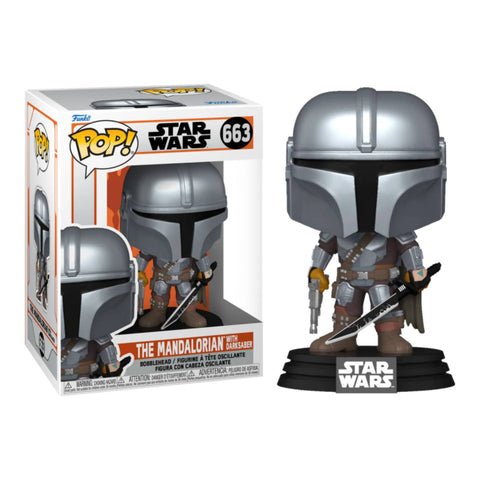 Funko POP! (663) Star Wars The Mandalorian with Darksaber Funko POP! (663) Star Wars The Mandalorian with Darksaber