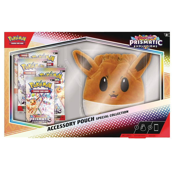 & Scarlet Pokémon イーブイポーチ Evolutionsアクセサリーポーチセット Prismatic Violet Pouch Accessory Evolutions Prismatic - ポケモンカードゲーム