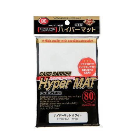 KMC Hyper Mat  80PC White 66X91MM KMC Hyper Mat  80PC White 66X91MM