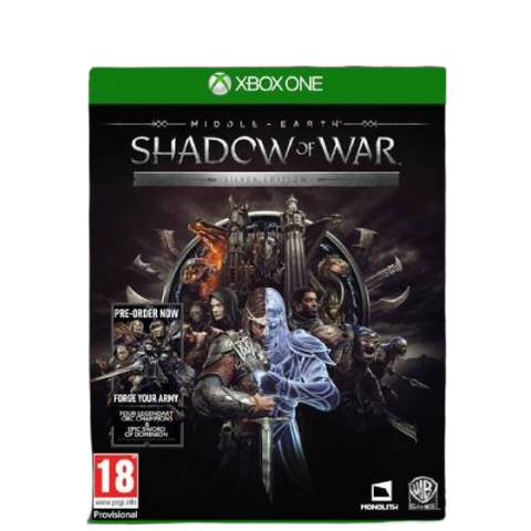 XBox One Middle Earth Shadow of War (Silver Edition) XBox One Middle Earth Shadow of War (Silver Edition)