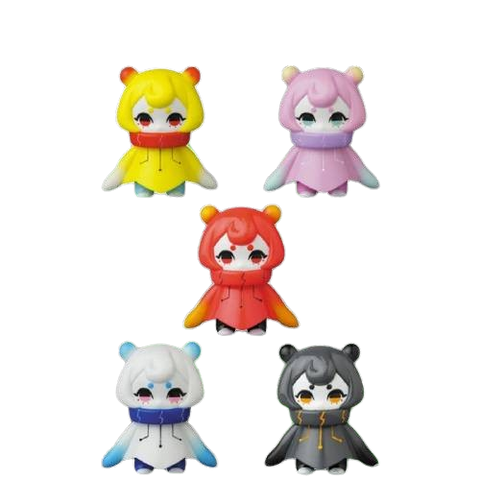 Vinyl Artist Gacha Series 19 Denshikodako Set of 5 Vinyl Artist Gacha Series 19 Denshikodako Set of 5