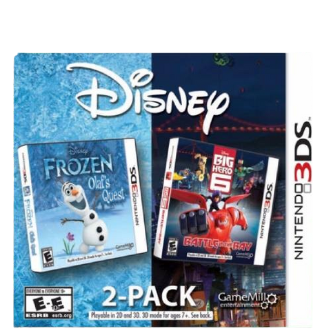 3DS Disney 2 - Pack - Frozen: Olaf's Quest + BIG HERO 6: Battle in The Bay