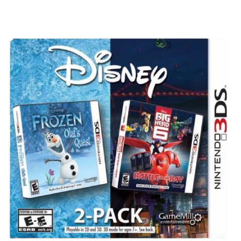 3DS Disney 2 - Pack - Frozen: Olaf's Quest + BIG HERO 6: Battle in The Bay 3DS Disney 2 - Pack - Frozen: Olaf's Quest + BIG HERO 6: Battle in The Bay