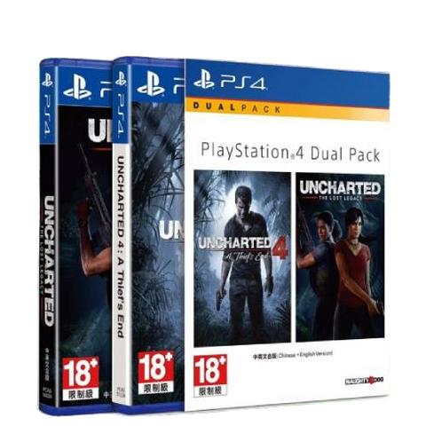 PS4 Uncharted Dual Pack (Thief's End + Lost Legacy) PS4 Uncharted Dual Pack (Thief's End + Lost Legacy)