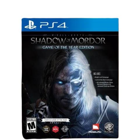 PS4 Middle Earth Shadow Of Mordor GOTY PS4 Middle Earth Shadow Of Mordor GOTY