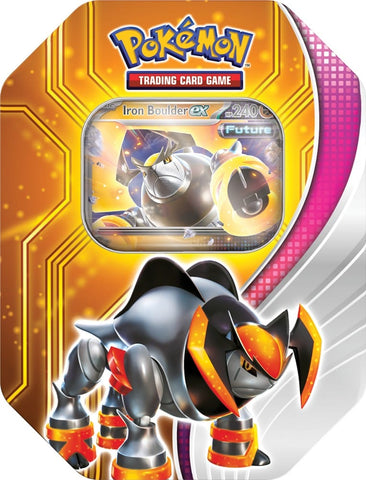 Pokemon Paradox Destinies Small Tin - Iron Boulder