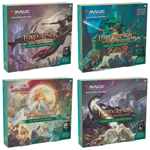 Magic The Gathering The Lord of the Rings Tales of Middle-Earth Scene Box (Set of 4)