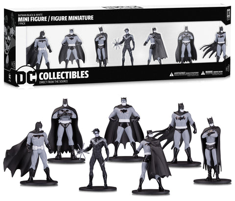 Batman Black / White Mini-Figure 7-Pack Box Set 1 Batman Black / White Mini-Figure 7-Pack Box Set 1