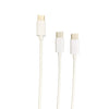 PS5 Steelplay Dual Play and Charge Cable - White