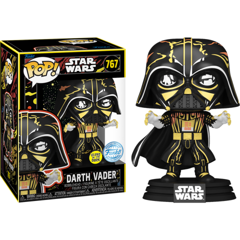 Funko POP! (767) Star Wars Darth Vader Retro Special Glow in the Dark