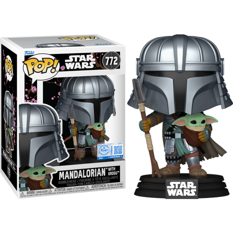 Funko POP! (772) Star Wars Samurai Mandalorian with Grogu