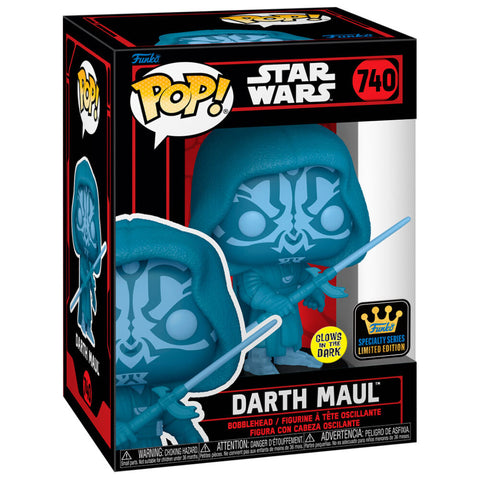 Funko POP! (740) Star Wars Dark Side Darth Maul Glow-in-the-Dark Specialty