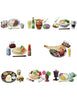 Re-Ment Petit Sample Asian Dining (Set of 8) Re-Ment Petit Sample Asian Dining (Set of 8)