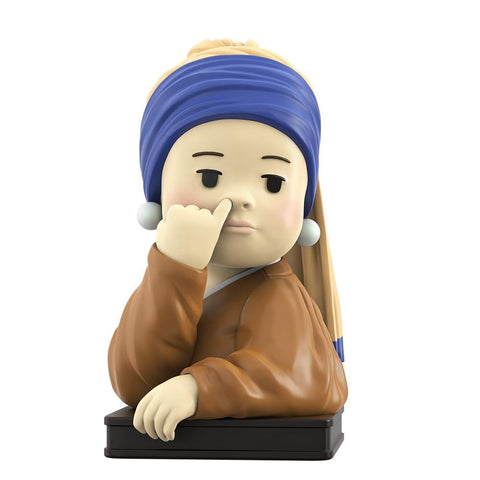 The Art of Pinking Girl with Pearl Earing The Art of Pinking Girl with Pearl Earing