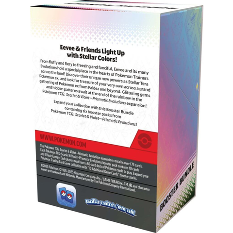 Pokemon SV8.5  Prismatic Evolutions Booster Bundle