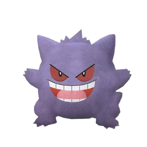 Pokemon I Love Gengar Super Big Plush Cushion Pokemon I Love Gengar Super Big Plush Cushion