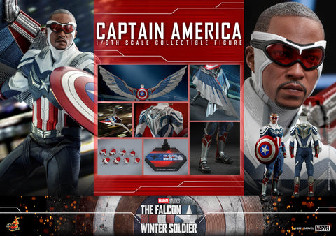 Hot Toys TMS040 Falcon and the Winter Soldier Captain America