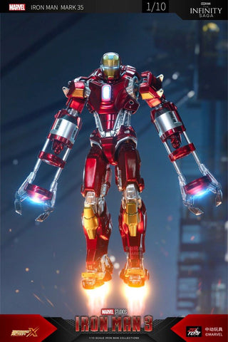 ZD Toys Iron Man 3 7' Iron Man Mark XXXV