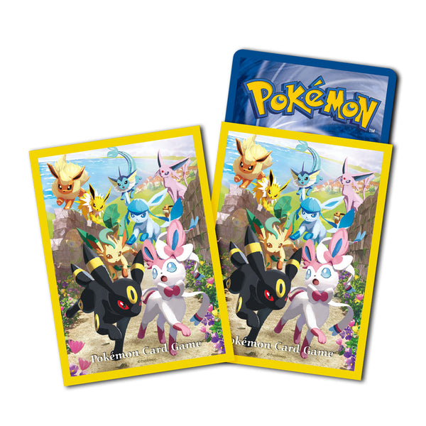 pokemon card sleeves eevee Pokemon Center Card Sleeves