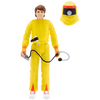 BTTF Marty McFly in Radiation Suit 3 3/4-Inch ReAction BTTF Marty McFly in Radiation Suit 3 3/4-Inch ReAction
