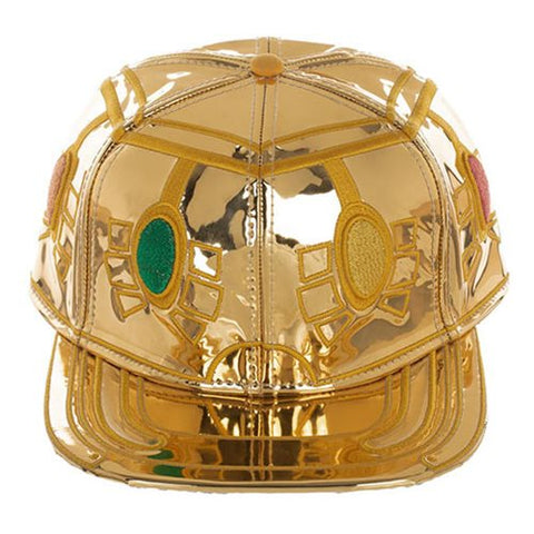 Avengers: Endgame Thanos Gauntlet PU Snapback Hat Avengers: Endgame Thanos Gauntlet PU Snapback Hat