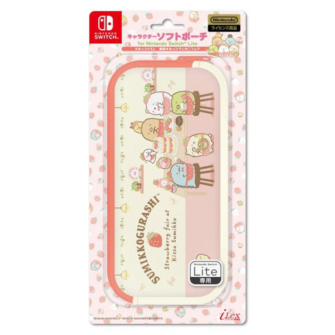 Nintendo Switch Lite ILEX Sumikko Gurashi Strawberry Soft Pouch Nintendo Switch Lite ILEX Sumikko Gurashi Strawberry Soft Pouch