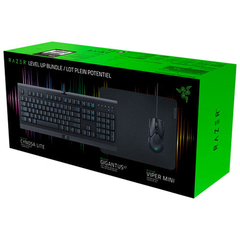 Razer Level Up Bundle (Cynosa + Gigantus v2 + Viper) Razer Level Up Bundle (Cynosa + Gigantus v2 + Viper)