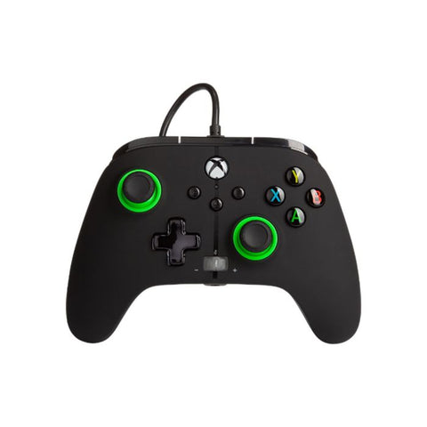 XBox Series X/S PowerA Enhanced Wired Controller - Black/Green XBox Series X/S PowerA Enhanced Wired Controller - Black/Green