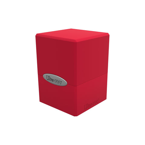 Ultra Pro Satin Cube Deck Box Red Ultra Pro Satin Cube Deck Box Red