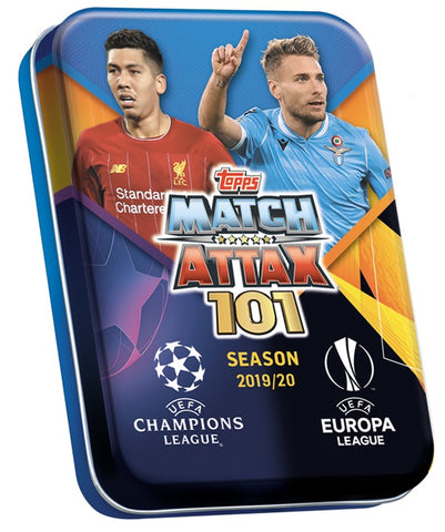 Topps Match Attax 101 UEFA 2019/20 Small Tin Topps Match Attax 101 UEFA 2019/20 Small Tin