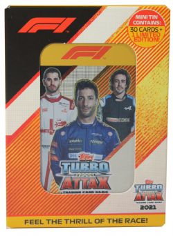 Topps Turbo Attax 2021 Mini Tin Box Topps Turbo Attax 2021 Mini Tin Box