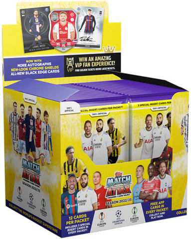 Topps Match Attax UEFA CL&EL 2022/23 Trading Card Booster Topps Match Attax UEFA CL&EL 2022/23 Trading Card Booster