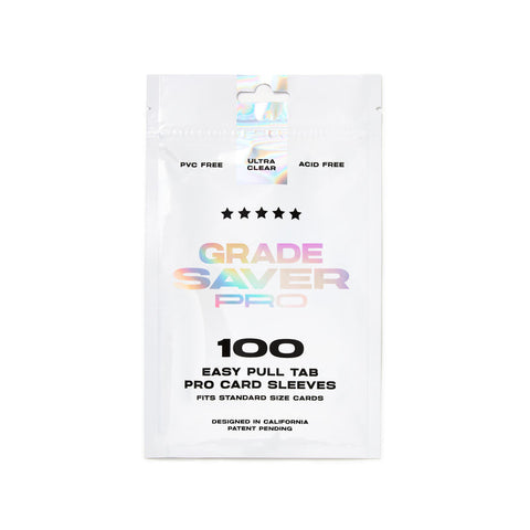 Grade Saver Pro 100 Easy Pull Tab Pro Card Sleeves Grade Saver Pro 100 Easy Pull Tab Pro Card Sleeves