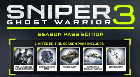 PC Sniper Ghost Warrior 3 Season Pass Edition