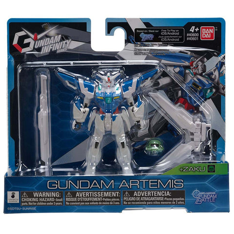 Gundam Infinity Series 4.5" Build A Zaku (Set of 5)