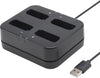 Nintendo Switch Cyber Controller Charging Stand 4 Slot Black Nintendo Switch Cyber Controller Charging Stand 4 Slot Black