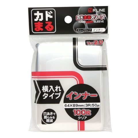 R Line Kadomaru Sleeves Inner Side Type Ver 2 64x89mm R Line Kadomaru Sleeves Inner Side Type Ver 2 64x89mm
