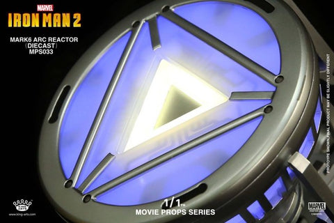 King Arts Iron Man 2 1/1 Mark VI Arc Reactor