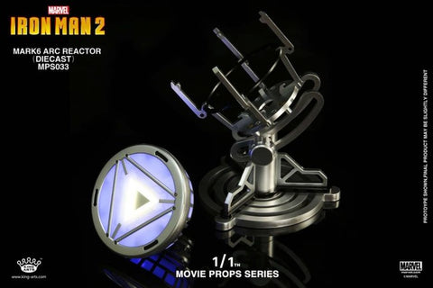 King Arts Iron Man 2 1/1 Mark VI Arc Reactor