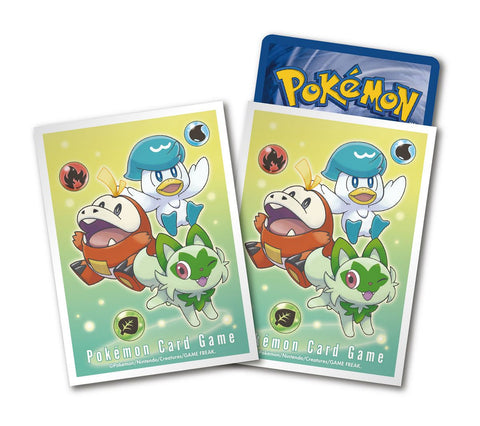 Pokemon Card Game Sprigatito, Fuecoco, And Quaxly Sleeve Pokemon Card Game Sprigatito, Fuecoco, And Quaxly Sleeve