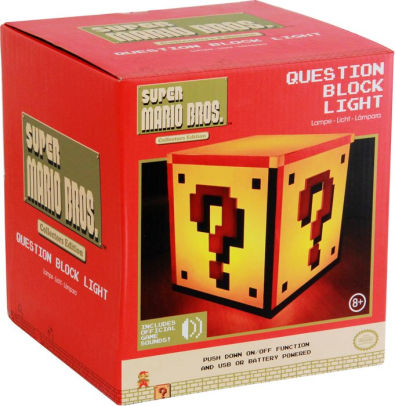 Super Mario Question Block Night Light Super Mario Question Block Night Light